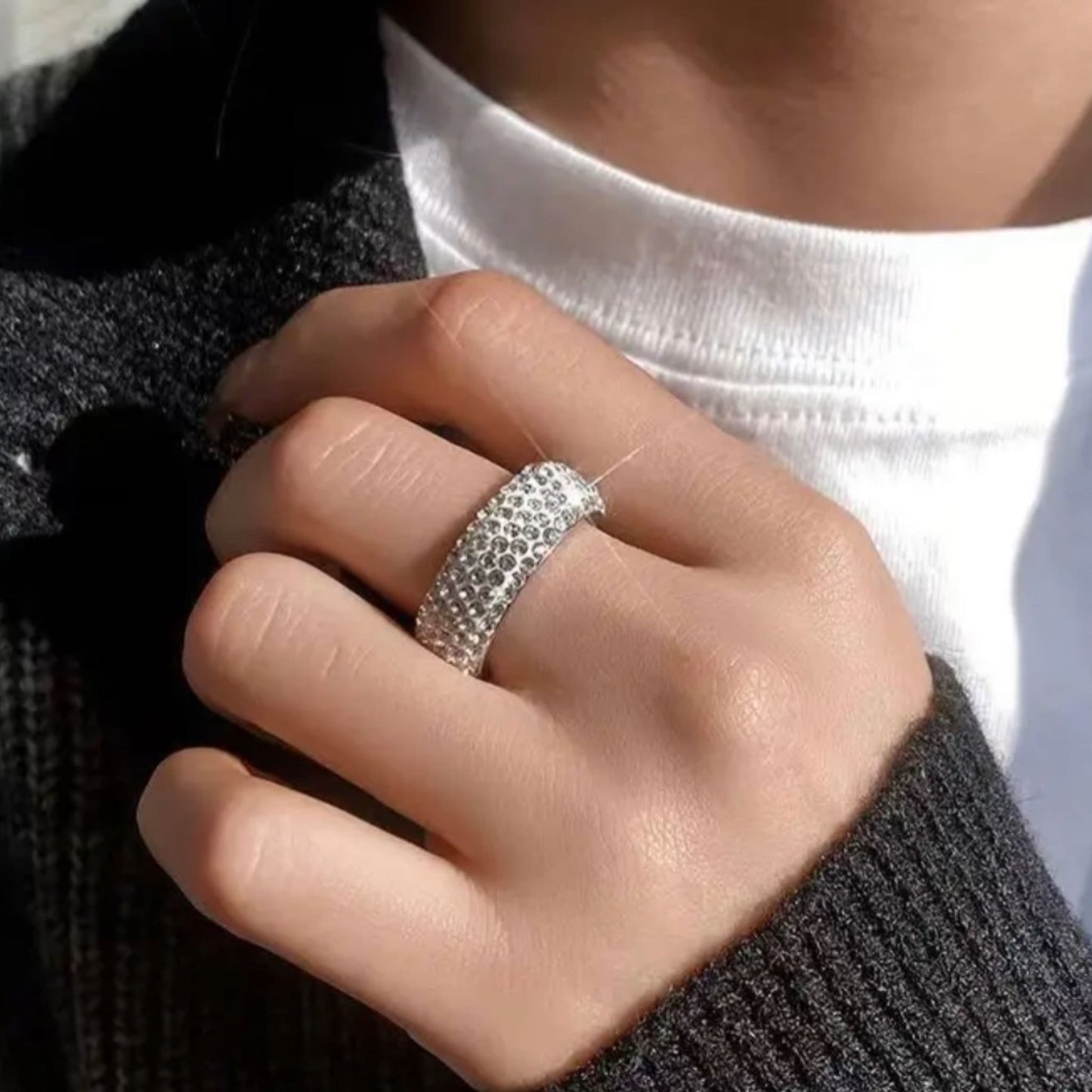 Bague vortex ice