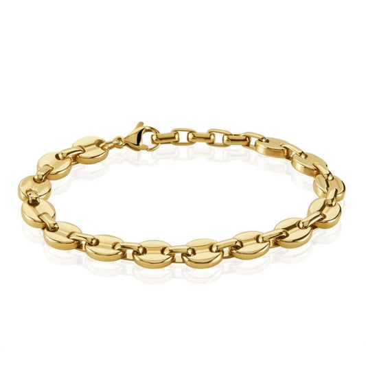 Bracelet graine de café or