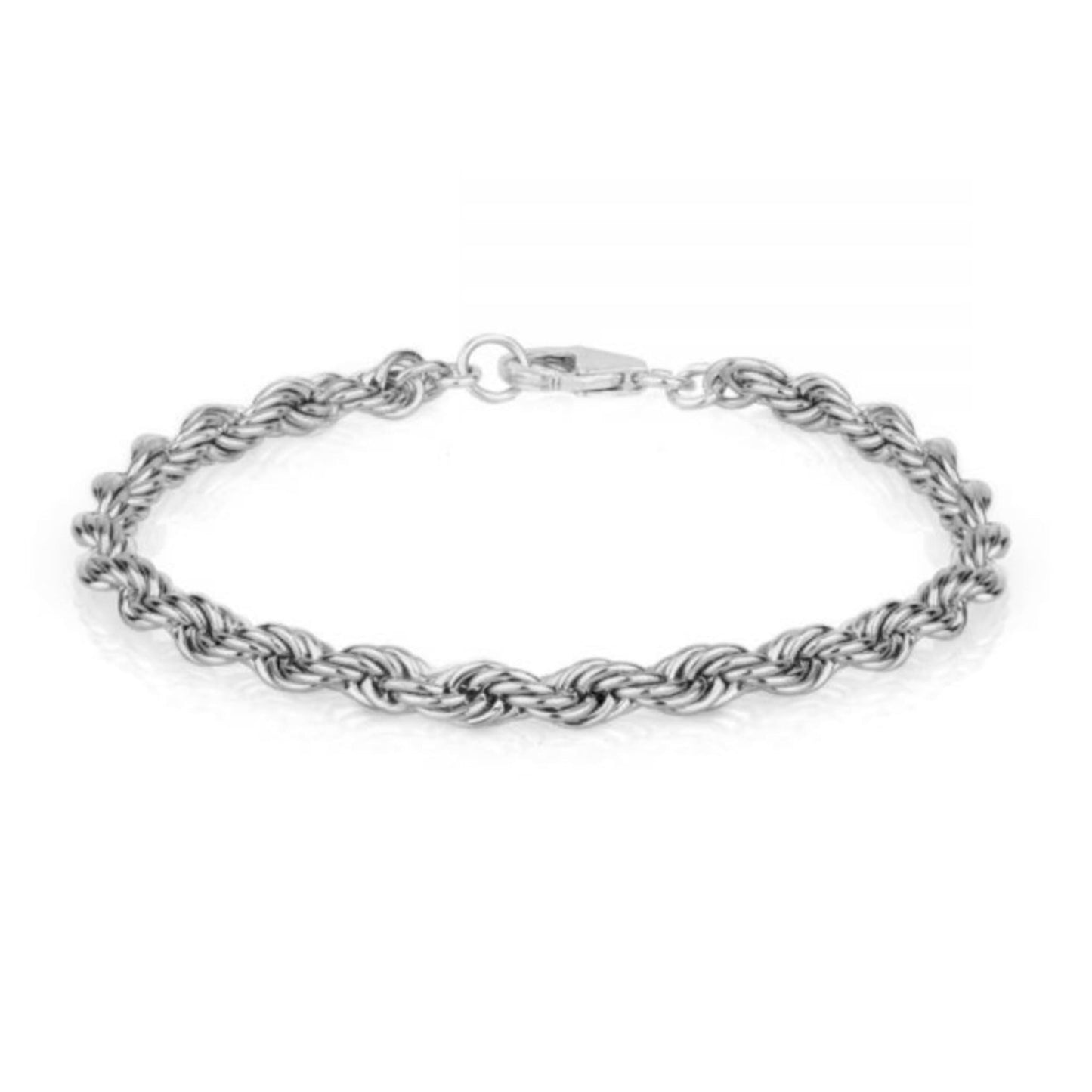 Bracelet torsadé argent