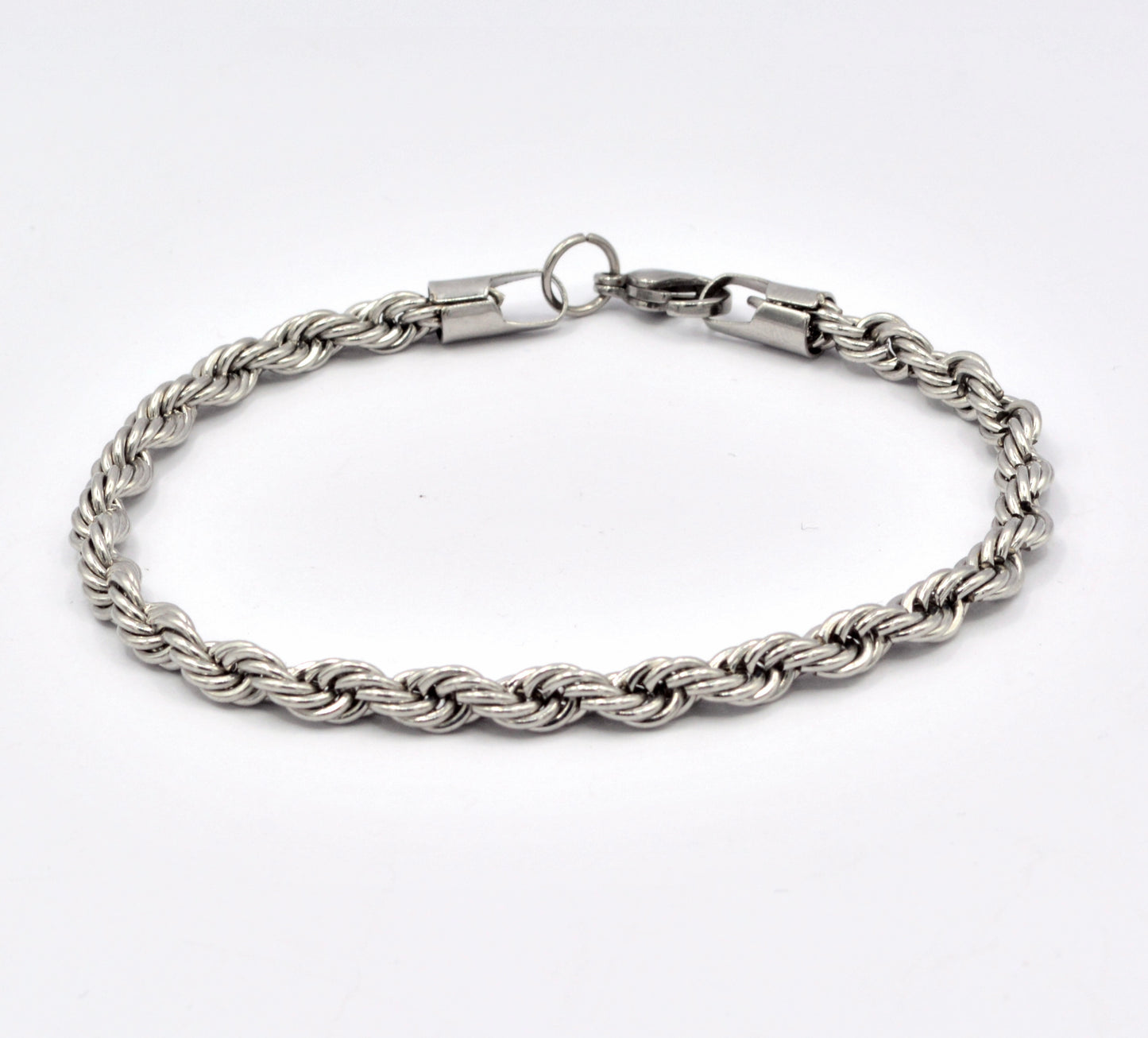 Bracelet torsadé argent