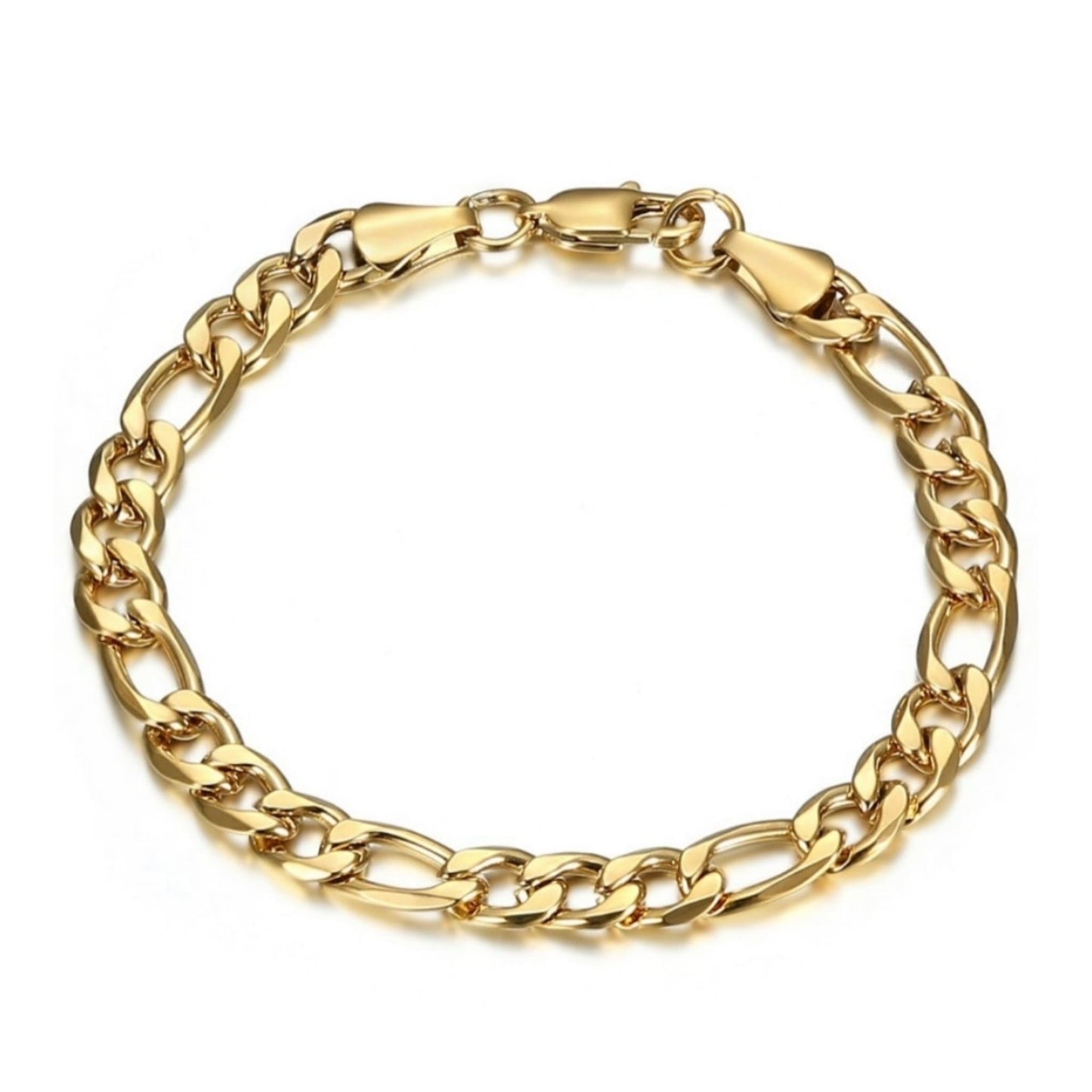 Bracelet figaro argent