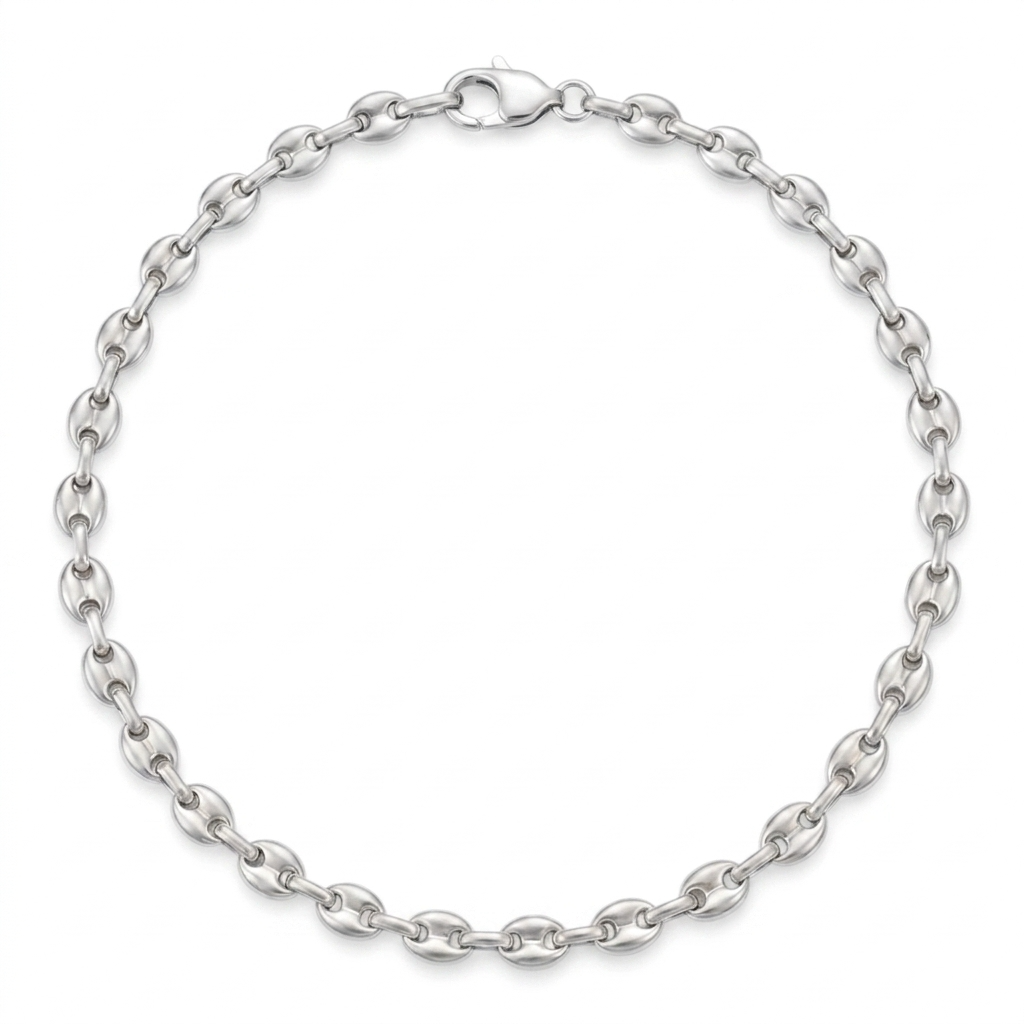 Collier graine de café or