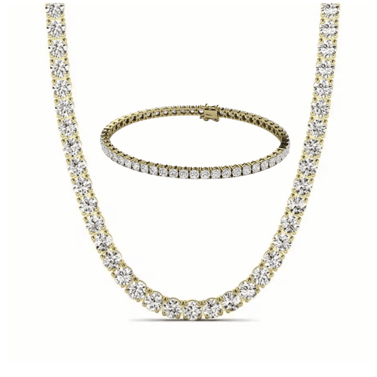 Parure tennis ice or