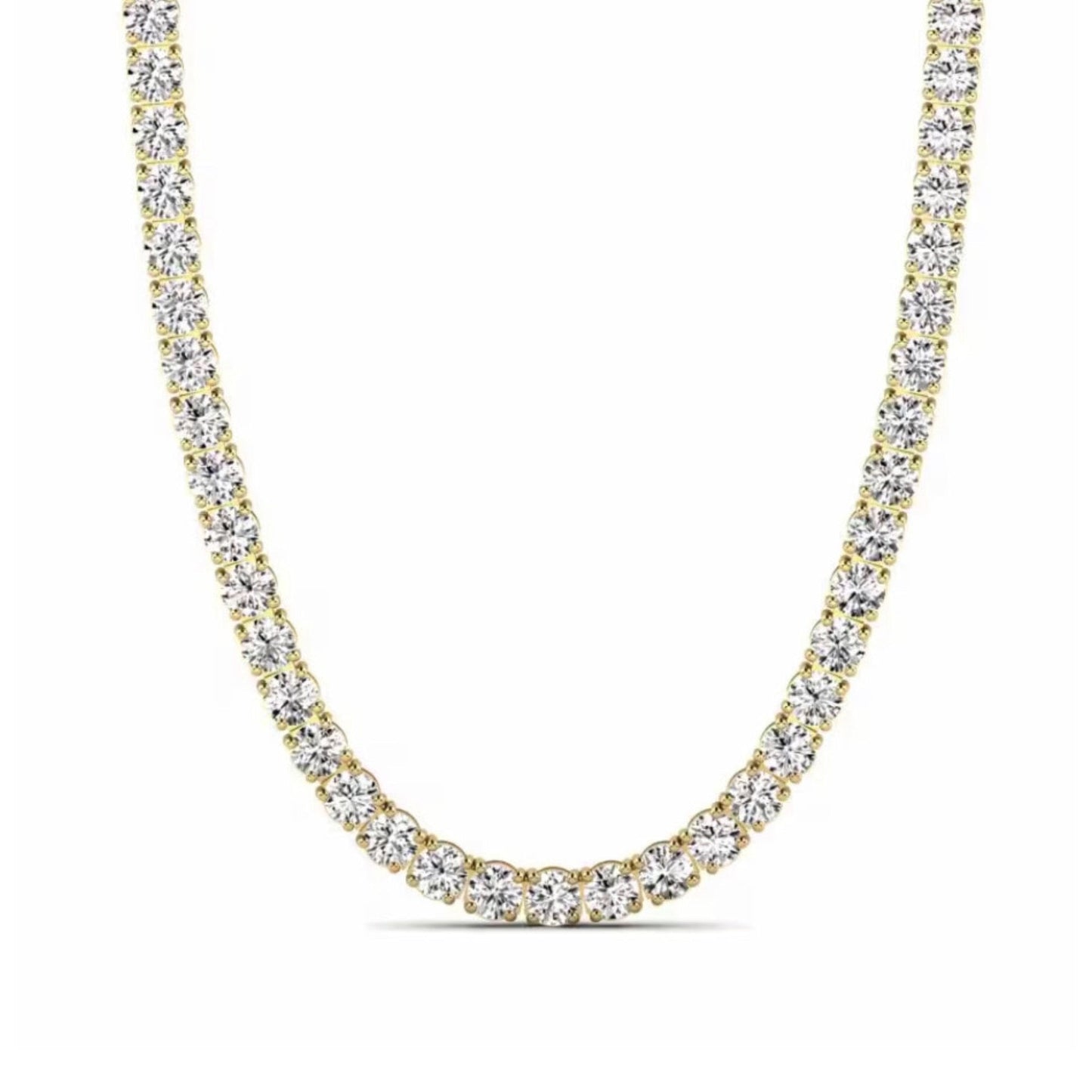 Parure Tennis ice Plaqué Or Jaune 18 carats