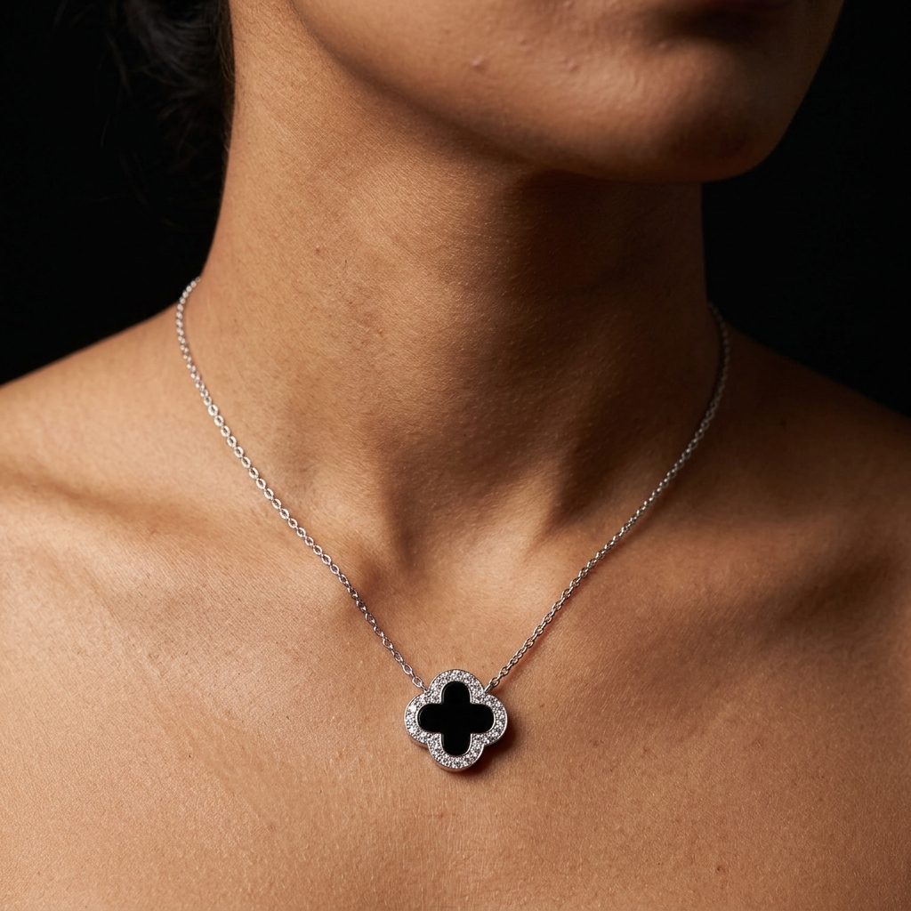 Collier Mélina Cœur Noir