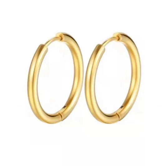 Boucle d'oreille Céleste or