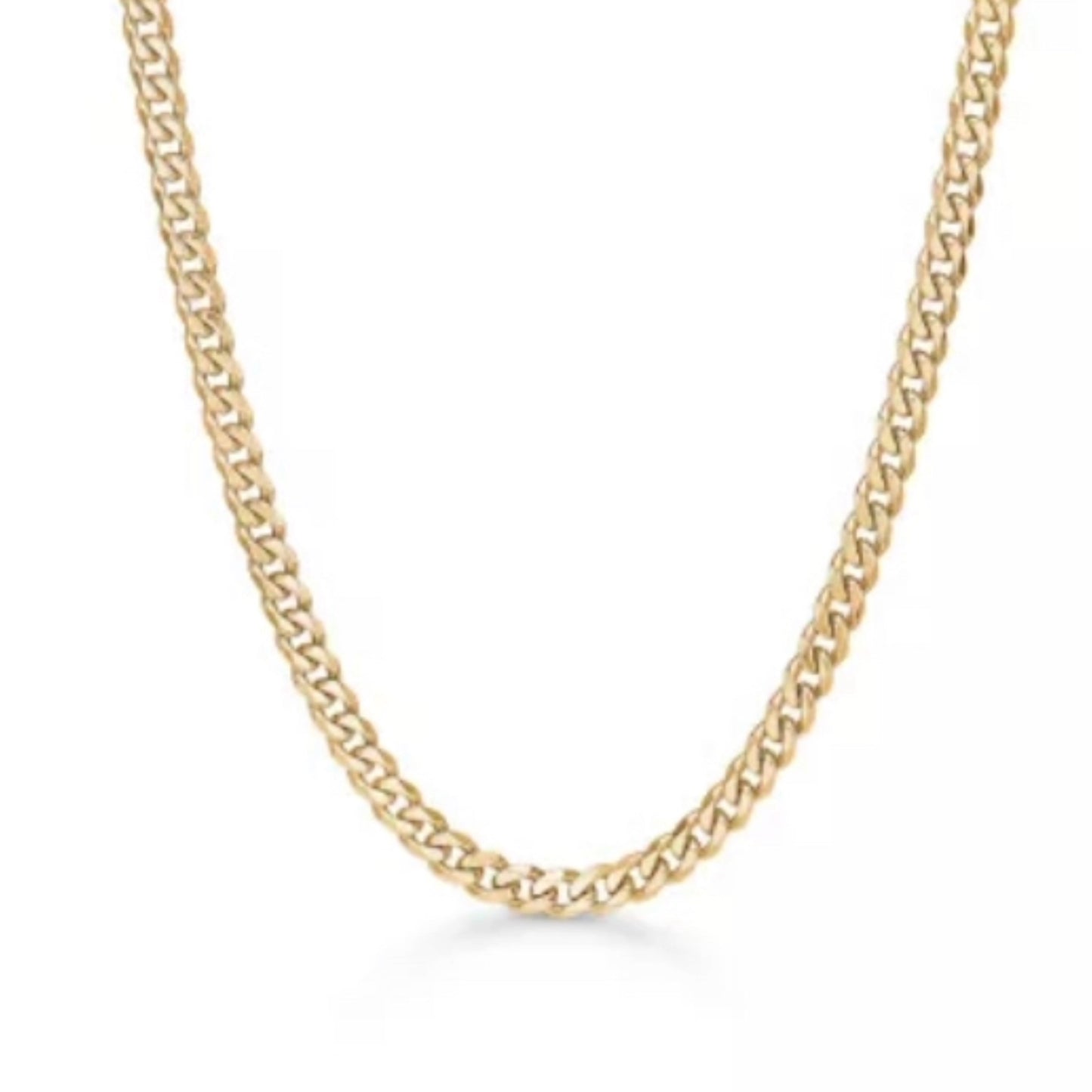 Collier Américain Plaqué Or Jaune 18 Carats