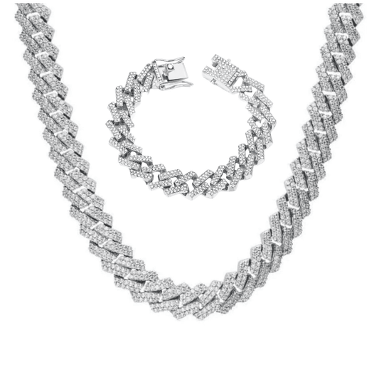 Parure dragon ice argent