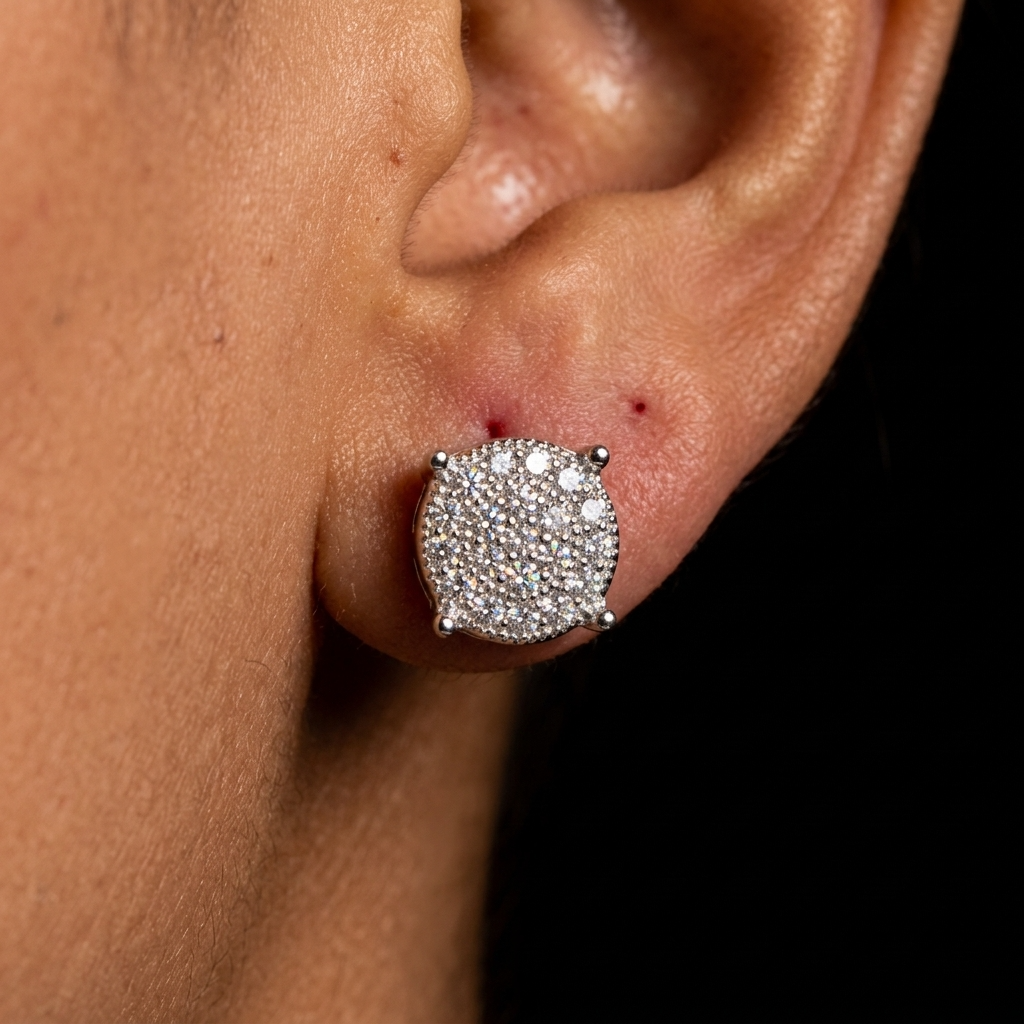 Boucle d’oreille orion ice