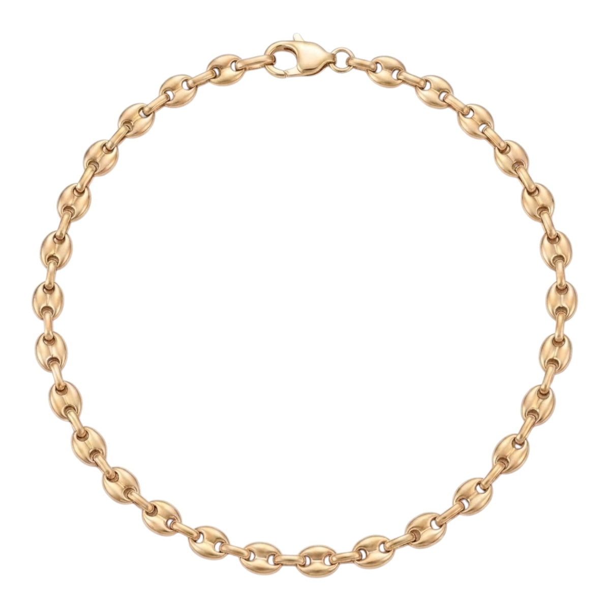 Collier graine de café or