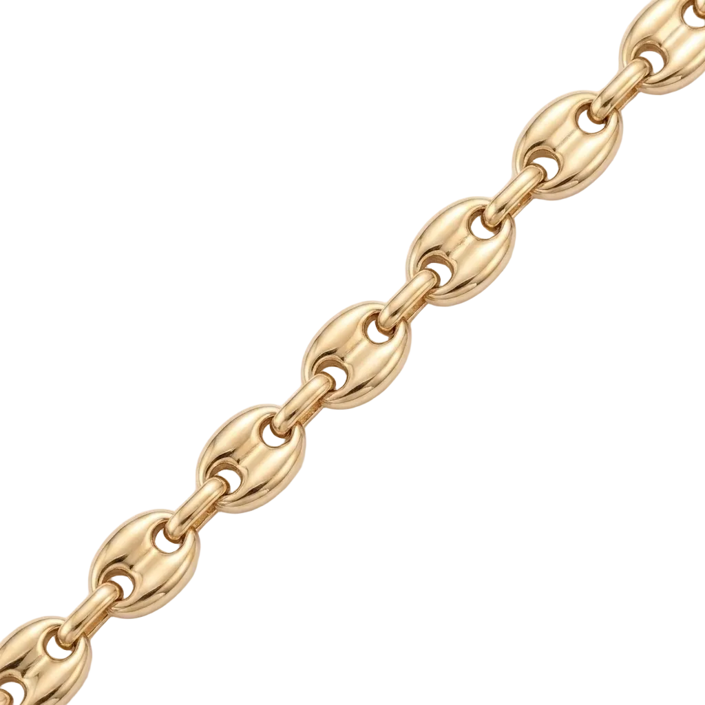 Collier graine de café or