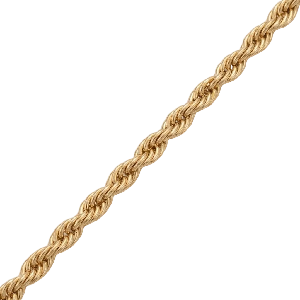 Collier torsadé or