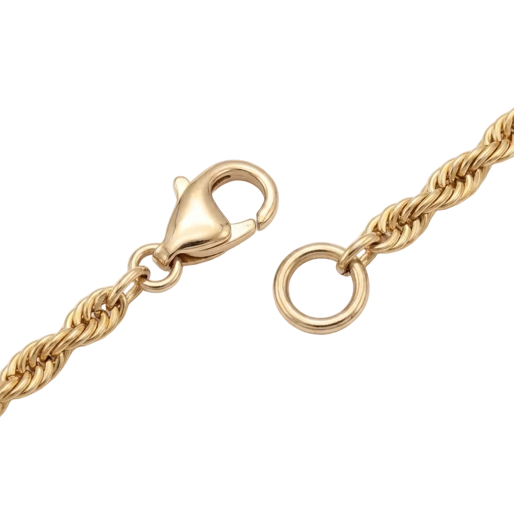 Collier torsadé or