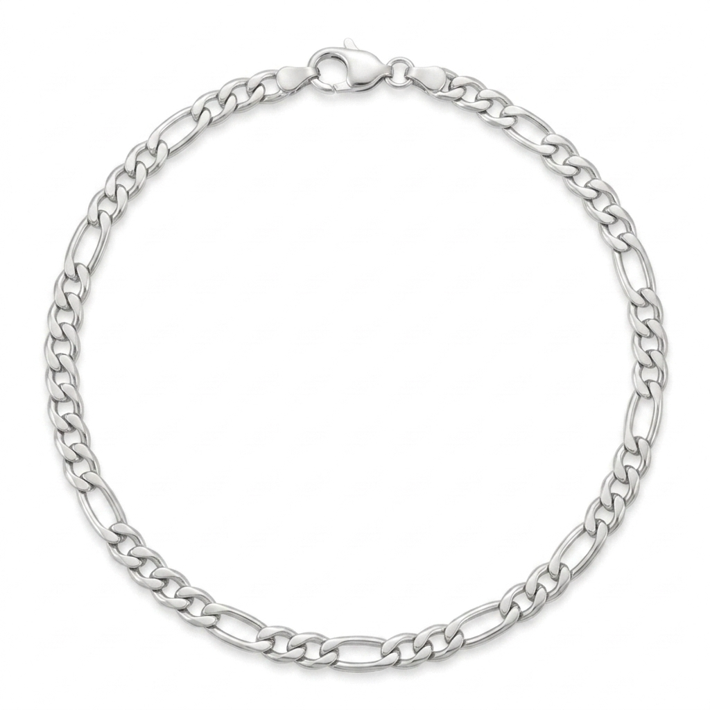 Collier figaro argent