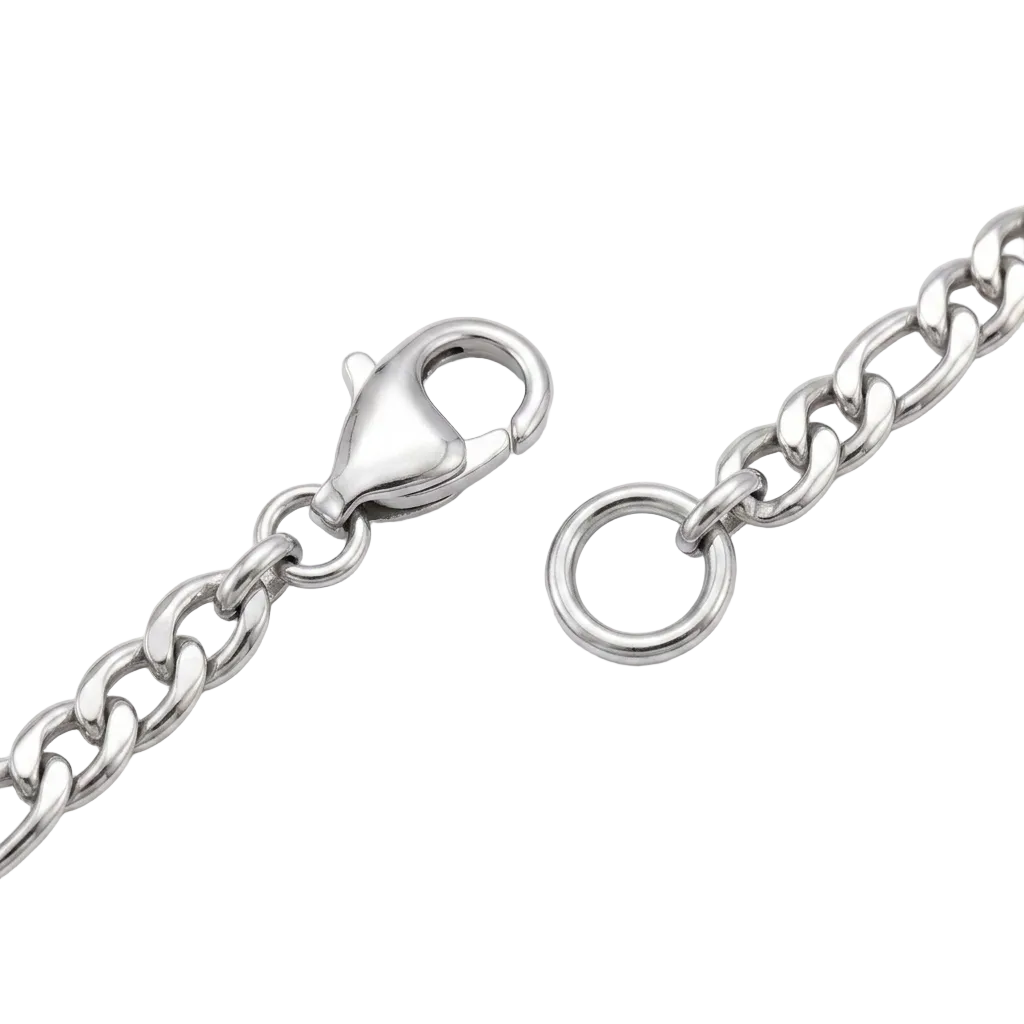 Collier figaro argent