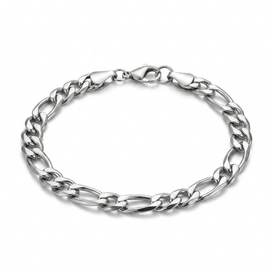 Bracelet figaro argent