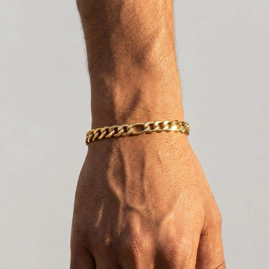 Bracelet figaro or