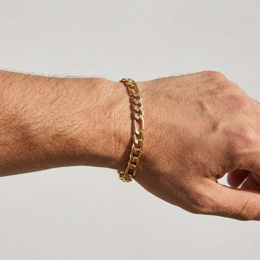 Bracelet figaro or
